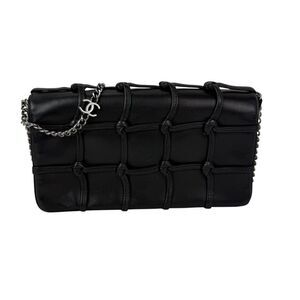 Chanel Lambskin Cruiser Quilted Knot Flap Shoulder Bag